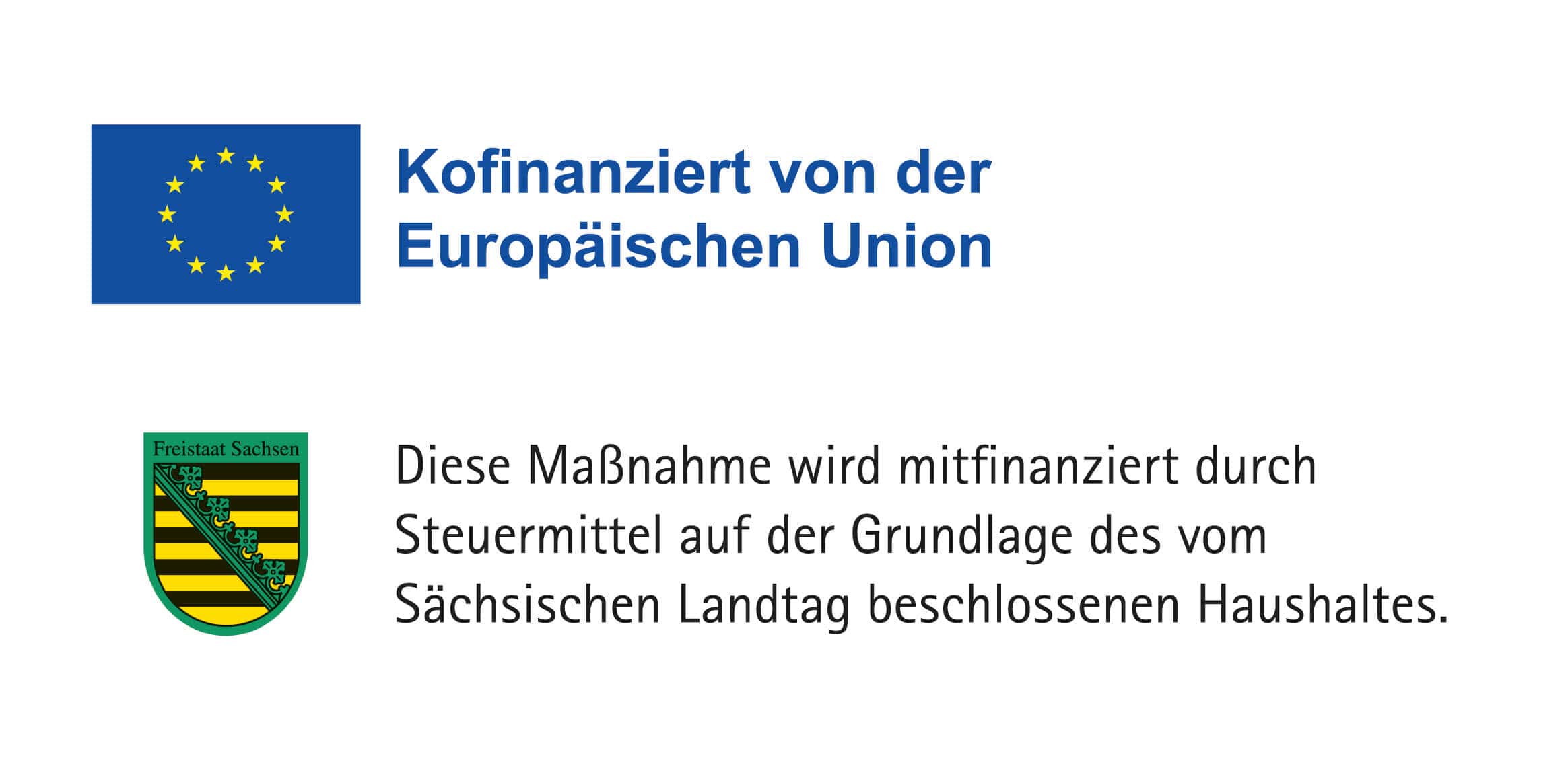 Logo EU Sachsen Digitalisierung Fischer Instruktionen
