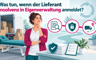 Was können Existenzgründer tun, wenn der Lieferant Insolvenz in Eigenverwaltung beantragt?