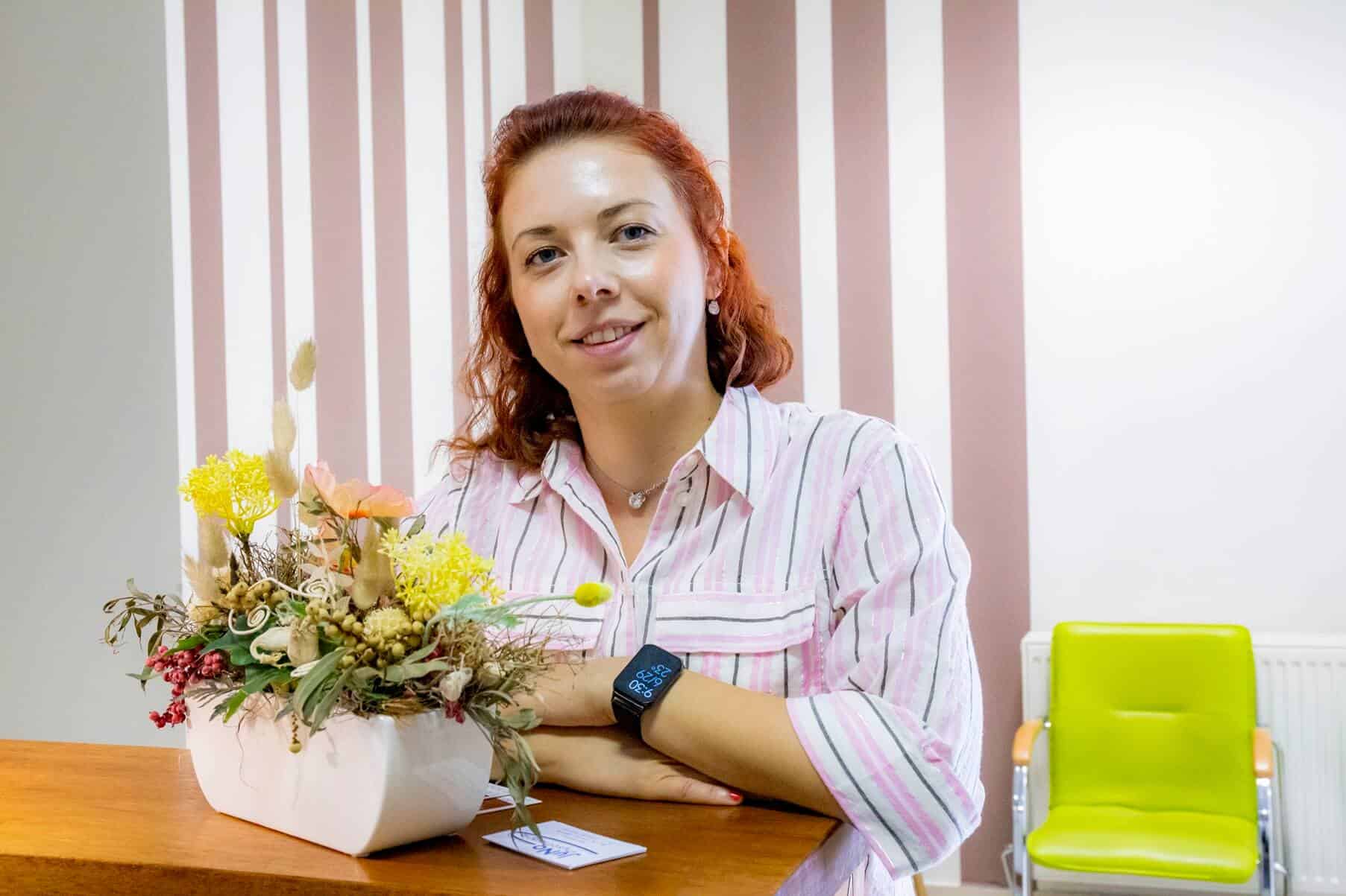Julia Nagajew hat eine Praxis für Physiotherapie in Hoyerswerda übernommen. Foto: Susann Metasch